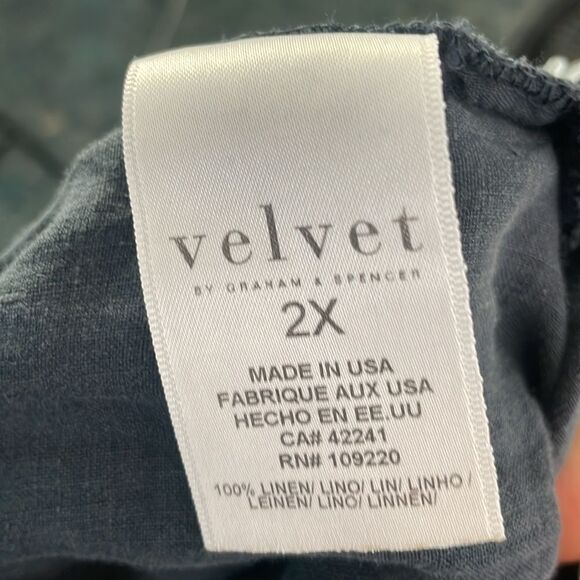 NWT Velvet Gray Wide Leg Slacks - Picture 9 of 9